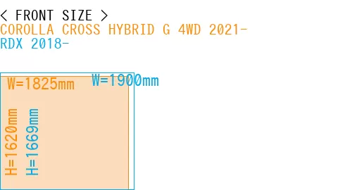 #COROLLA CROSS HYBRID G 4WD 2021- + RDX 2018-